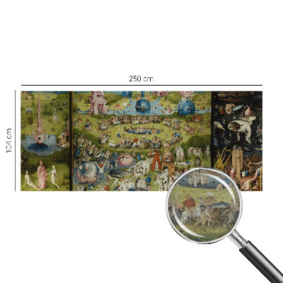 Tiskana fototapeta flis Skrivni vrt