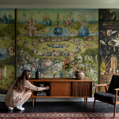 Tiskana fototapeta flis Skrivni vrt