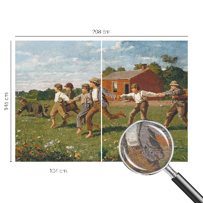 Flis fototapeta za otroško sobo z motivom z veselo zabavo