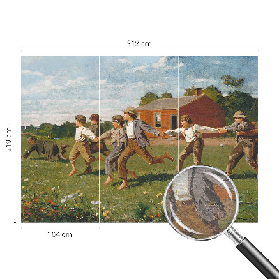 Flis fototapeta za otroško sobo z motivom z veselo zabavo