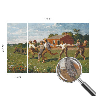 Flis fototapeta za otroško sobo z motivom z veselo zabavo