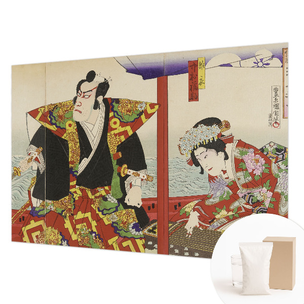 Moderna fototapeta z motivom japonskega gledališča