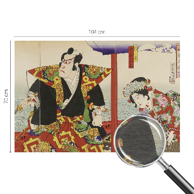 Moderna fototapeta z motivom japonskega gledališča