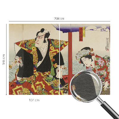 Moderna fototapeta z motivom japonskega gledališča