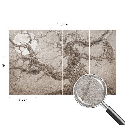 Visokokakovostna fototapeta Nočne ptice