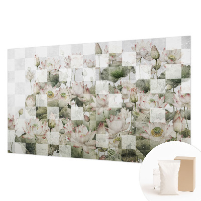 Stenska dekoracija fototapeta z vzorcem lotosa