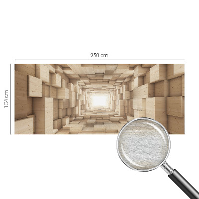 Foto tapeta z motivom lesenega tunela