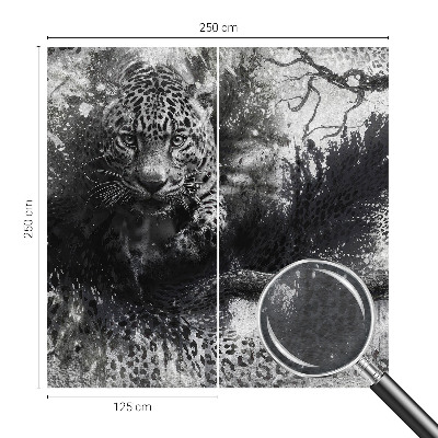Fototapeta z abstraktnim vzorcem leopardjih motivov