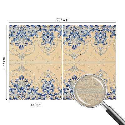 Flis fototapeta Modri ​​okraski