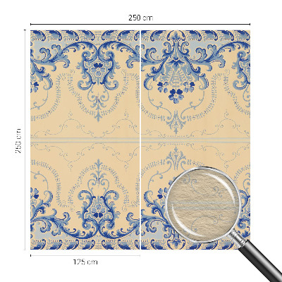 Flis fototapeta Modri ​​okraski