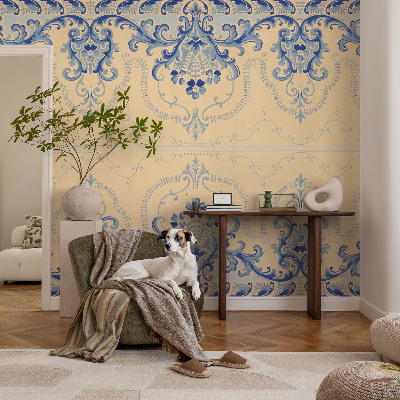 Flis fototapeta Modri ​​okraski