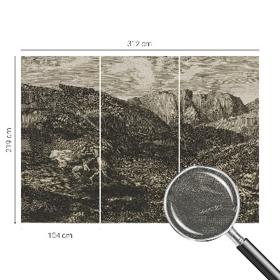 Netkana fototapeta Gorsko potovanje