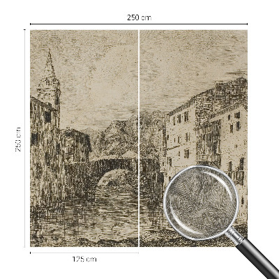 Stenska fototapeta flis Mestna panorama