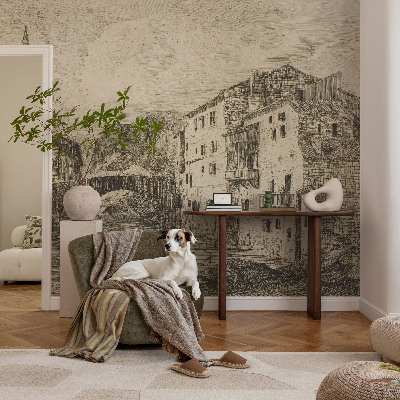 Stenska fototapeta flis Mestna panorama