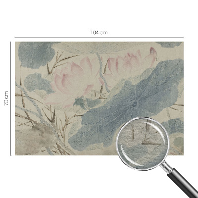 Tiskana fototapeta flis Lotosovi listi