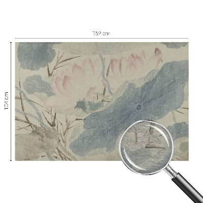 Tiskana fototapeta flis Lotosovi listi