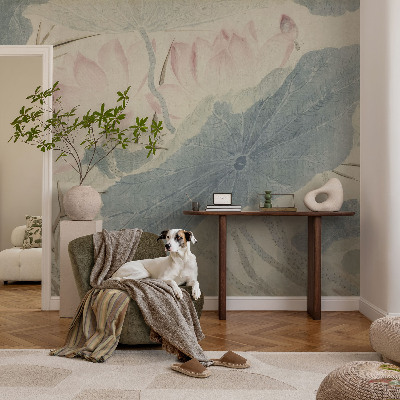 Tiskana fototapeta flis Lotosovi listi