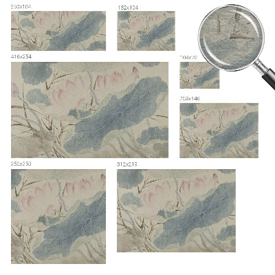 Tiskana fototapeta flis Lotosovi listi