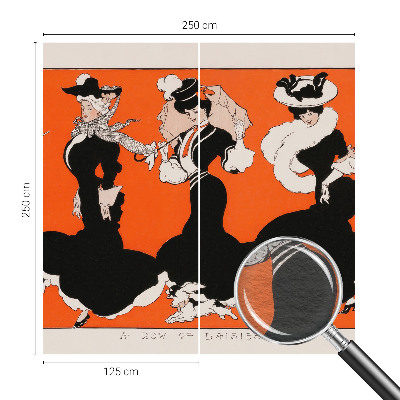 Fototapeta za steno z motivom ženskih oblek