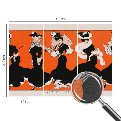 Fototapeta za steno z motivom ženskih oblek