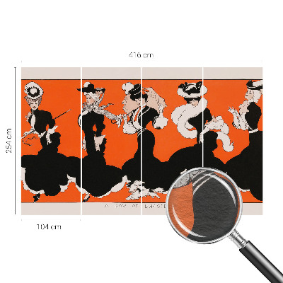 Fototapeta za steno z motivom ženskih oblek