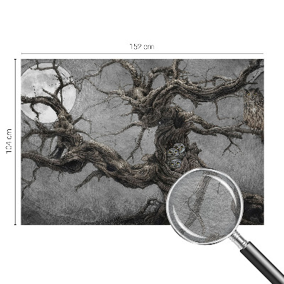 Flis fototapeta za otroško sobo Skrivnostna sova