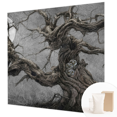 Flis fototapeta za otroško sobo Skrivnostna sova