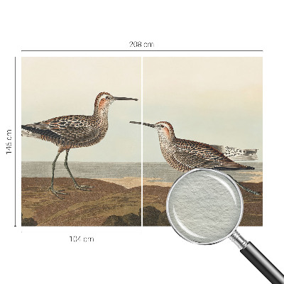 Flis fototapeta za otroško sobo Ptičje silhuete