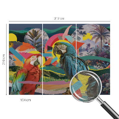 Fototapeta za spalnico Eksotične ptice