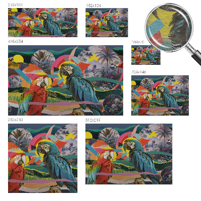 Fototapeta za spalnico Eksotične ptice