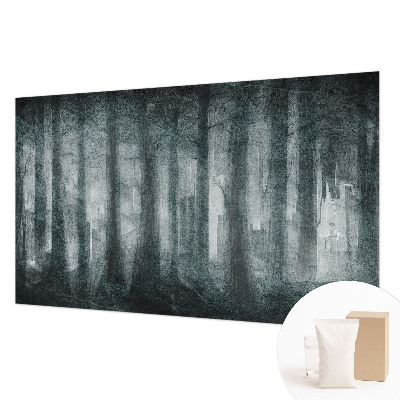 Flis fototapeta za otroško sobo s motivom skrivnostnega gozda