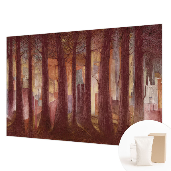 Stenska dekoracija fototapeta Skrivnostna pokrajina