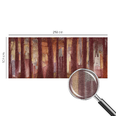 Stenska dekoracija fototapeta Skrivnostna pokrajina