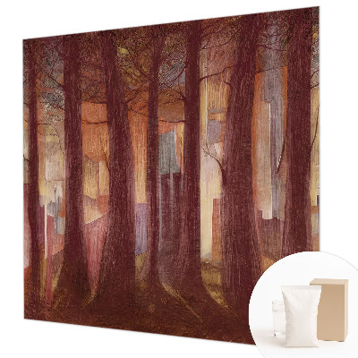 Stenska dekoracija fototapeta Skrivnostna pokrajina