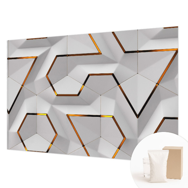 Moderna fototapeta s motivom sodobne geometrije