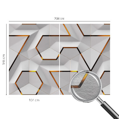 Moderna fototapeta s motivom sodobne geometrije