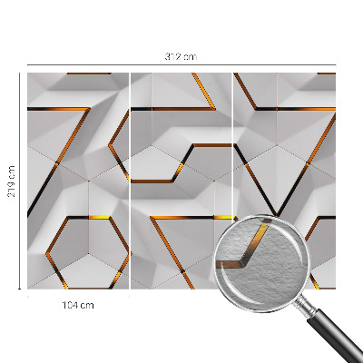 Moderna fototapeta s motivom sodobne geometrije
