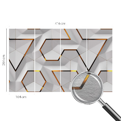 Moderna fototapeta s motivom sodobne geometrije