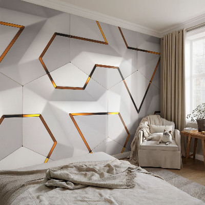 Moderna fototapeta s motivom sodobne geometrije