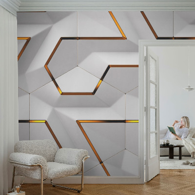 Moderna fototapeta s motivom sodobne geometrije