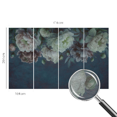 Stenska fototapeta flis Cvetlična eleganca