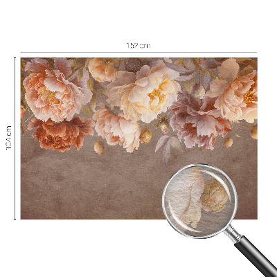Tiskana fototapeta flis z vzorcem cvetlične elegance