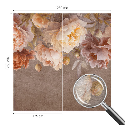 Tiskana fototapeta flis z vzorcem cvetlične elegance