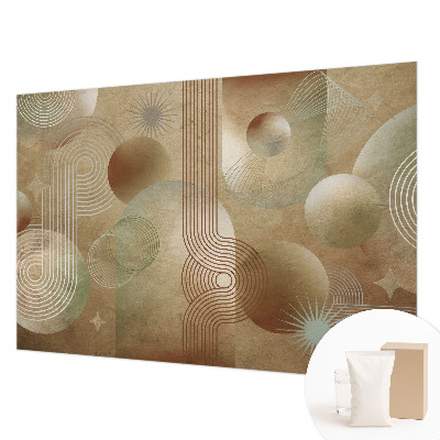 Flis fototapeta za otroško sobo z geometrijskim vzorcem