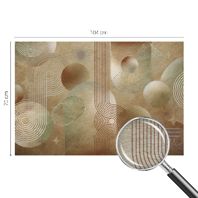 Flis fototapeta za otroško sobo z geometrijskim vzorcem