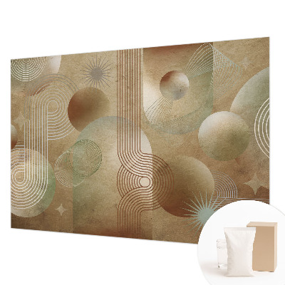 Flis fototapeta za otroško sobo z geometrijskim vzorcem