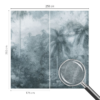 Fototapeta s tiskom s motivom tropske vegetacije