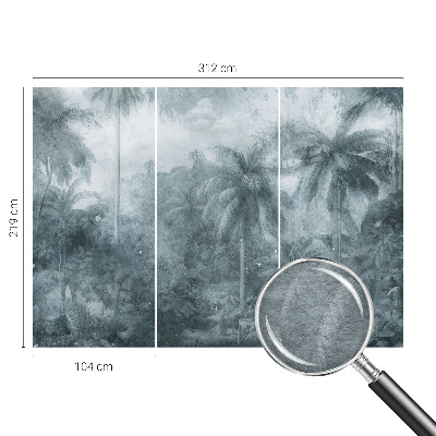 Fototapeta s tiskom s motivom tropske vegetacije