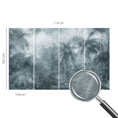 Fototapeta s tiskom s motivom tropske vegetacije
