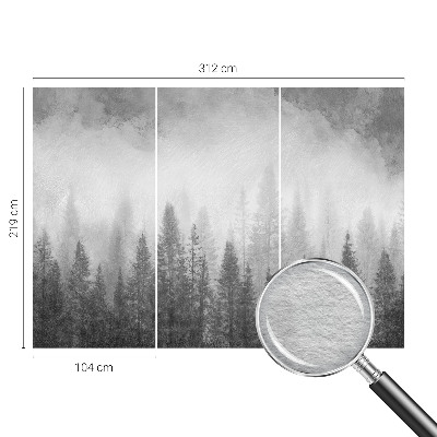 Flis fototapeta z motivom gozdne megle